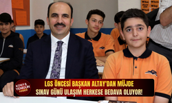 LGS öncesi Başkan Altay'dan müjde: Sınav günü ulaşım herkese bedava oluyor!