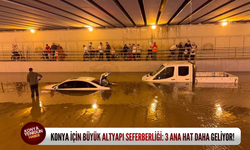 Konya'nın kanalizasyon altyapısına 3 ana hat daha geliyor!