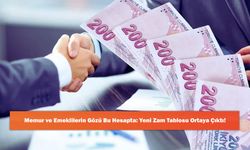 Memur ve Emeklilerin Gözü Bu Hesapta: Yeni Zam Tablosu Ortaya Çıktı!