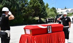 Görevi başında hayatını kaybeden polis son yolculuğuna uğurlandı
