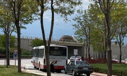 Konya Kayalar kavşağı karıştı! Otobüse arkadan çarptı