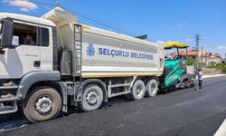 Selçuklu'da mahalle mahalle yenilenen yollar ulaşımı rahatlatıyor