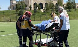 Konya'da zamanla yarış! Hayati tehlike geçiren kadın hava ambulansıyla yetiştirildi