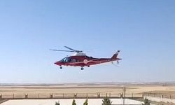 Kulu'da zamanla yarış: Solunum sıkıntısı çeken bebek için havalandı!