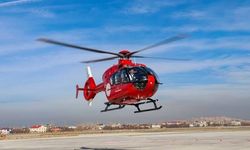 Kulu'da fenalaşan hastanın imdadına helikopter yetişti!