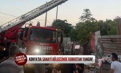 Konya’da Sanayi bölgesinde korkutan yangın! Ekipler seferber oldu