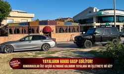 Yayaların hakkı gasp ediliyor! Kunduracılar Üst Geçidi altındaki kaldırım yayalara mı işletmeye mi ait?