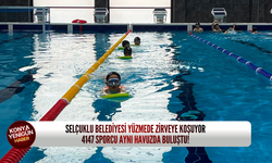 Selçuklu Belediyesi yüzmede zirveye koşuyor: 4147 sporcu aynı havuzda buluştu!
