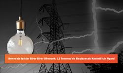 Konya'da Işıklar Birer Birer Sönecek: 12 Temmuz'da Başlayacak Kesinti İçin Uyarı!