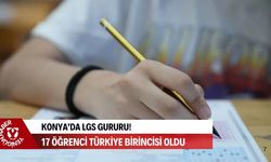 Konya’da LGS gururu: 17 öğrenci 500 tam puanla Türkiye birincisi oldu