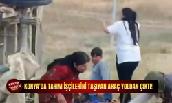 Konya’da tarım işçilerini taşıyan araç yoldan çıktı!
