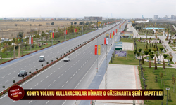 Konya yolunu kullanacaklar dikkat! O güzergahta şerit kapatıldı