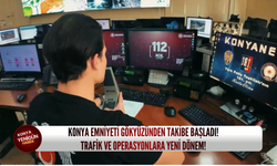 Konya Emniyeti gökyüzünden takibe başladı! Trafik ve operasyonlara yeni dönem!
