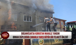 Doğanhisar’da korkutan mahalle yangını: Orman ekiplerinin zamanla yarışı büyük bir felaketi önledi!