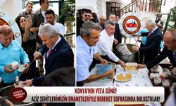 Konya'nın vefa günü! Aziz şehitlerimizin emanetleriyle bereket sofrasında buluştular