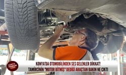 Konya'da otomobilinden ses gelenler dikkat! Tamircinin "motor bitmiş" dediği araçtan bakın ne çıktı