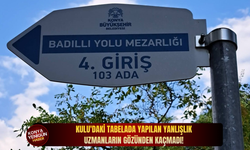 Konya'daki bu tabelada tarih de gözden kaçırıldı!