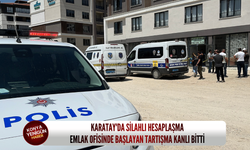 Karatay'da silahlı hesaplaşma: Emlak ofisinde başlayan tartışma kanlı bitti