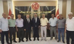 İçeriçumralılardan MHP İl Başkanı Sedat Göncü’ye hayırlı olsun ziyareti!