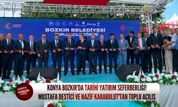 Konya Bozkır'da tarihi yatırım seferberliği! Mustafa Destici ve Nazif Karabulut'tan toplu açılış