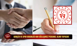 Gençlik ve Spor Bakanlığı 600 sözleşmeli personel alımı yapacak!