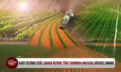 Kağıt üstünde değil sahada reform: Türk tarımında anayasal güvence zamanı!
