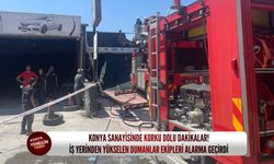 Konya sanayisinde korku dolu dakikalar! İş yerinden yükselen dumanlar ekipleri alarma geçirdi