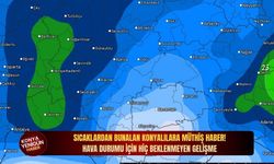 Sıcaklardan bunalan Konyalılara müthiş haber! Hava durumu için hiç beklenmeyen gelişme