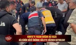 Konya’yı yasan boğan acı kaza: Ailesinin gözü önünde gölette gözden kayboldu!
