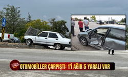 Konya’da otomobiller çarpıştı: 1’i ağır 5 yaralı