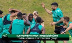 Konyaspor’da Slovenya kampı tam gaz sürüyor! Yeni transferler ilk antrenmana çıktı