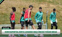 Konyaspor’da Slovenya kampı sürüyor: Zorya Luhansk maçı öncesi yoğun mesai