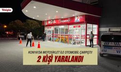 Konya'da motosiklet ile otomobil çarpıştı! Kazada 2 kişi yaralandı