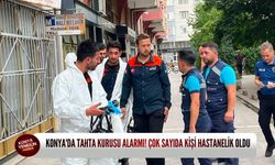 Konya'da tahta kurusu alarmı: Çok sayıda kişi hastanelik oldu