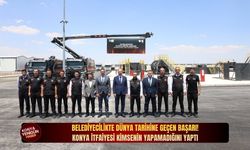Belediyecilikte dünya tarihine geçen başarı! Konya İtfaiyesi kimsenin yapamadığını yaptı