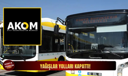 Yağışlar yolları kapattı!