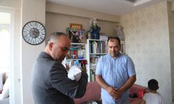 Gazi evinde çifte mutluluk: Yeni doğan bebeğin ismini İl Müdürü koydu