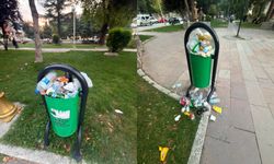 Akşehir Gülmece Parkı’nda çöp çilesi büyüyor!