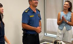 Emniyet Müdürü’ne ailesinden duygulandıran jest