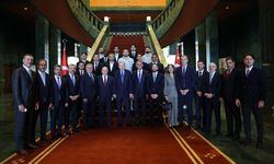 Cumhurbaşkanı Erdoğan’dan Süper Lig’in yeni ekiplerine Külliye’de kabul