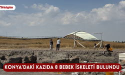 Konya'daki kazıda 8 bebek iskeleti bulundu