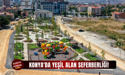 Konya'da yeşil alan seferberliği!