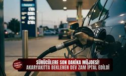Akaryakıtta beklenen zam iptal edildi!