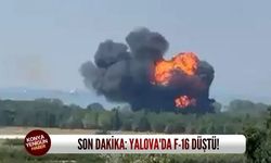 Son dakika: Yalova'da F-16 düştü!