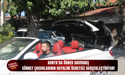 Konya’da örnek davranış: Sünnet çocuklarının hayalini ücretsiz gerçekleştiriyor!