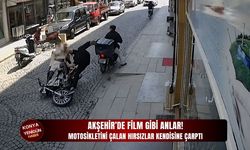 Akşehir’de motosikletini çalan hırsızlar sahibine çarptı!