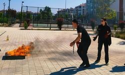 Karatay Engelli Aktif Yaşam Merkezi’nde gerçek gibi tatbikat!