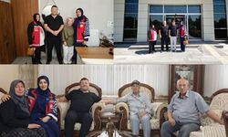 Konya'da şehit emanetleri ve gazilere vefa ziyareti!