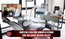 Konya’da o koltuğa korkuyla oturan çocuklar gülerek kalktı!