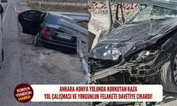 Ankara-Konya yolunda korkutan kaza: Yol çalışması ve yorgunluk felakete davetiye çıkardı!